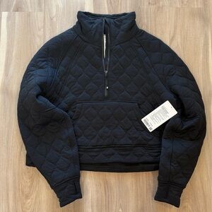 Lululemon Black Quilted Sweatshirt